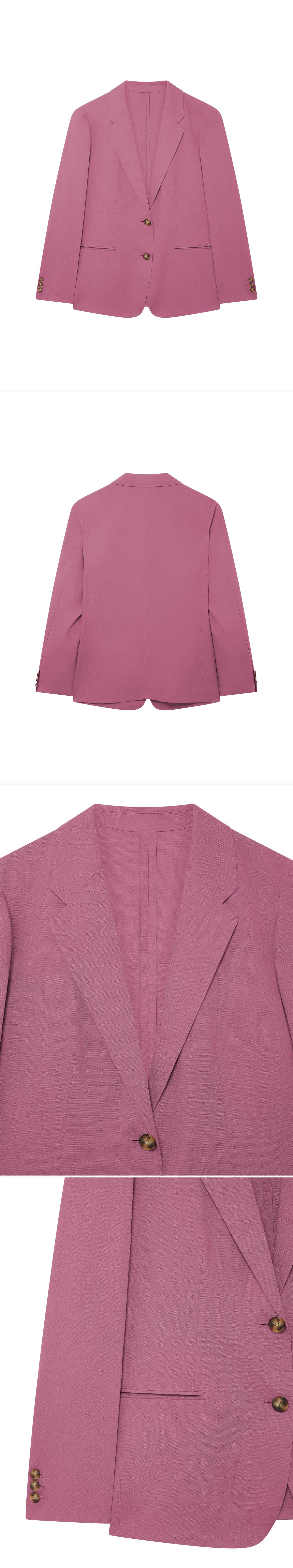 PINK_BLAZER - Hanging - 4 x Shots - Front + Back + Detail A + Detail B