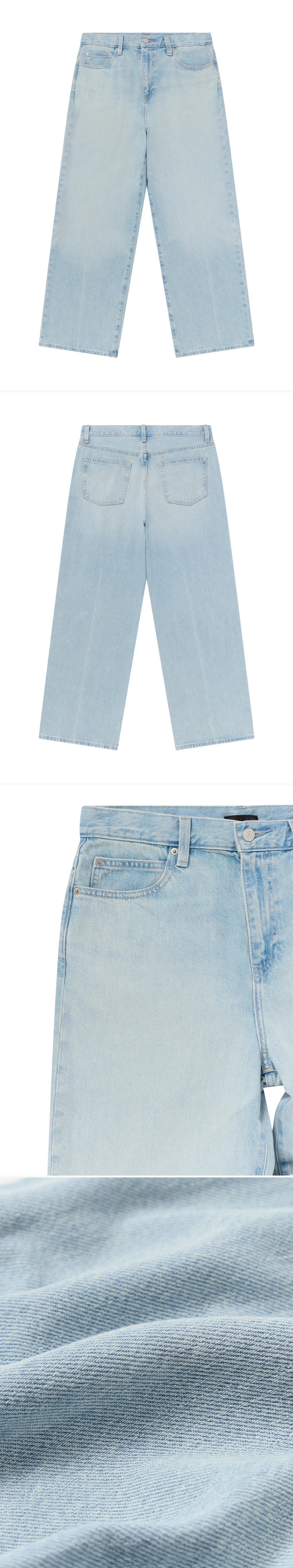 DENIM_JEANS - Flat Lay - 4 x Shots - Front + Back + Detail A + Detail C