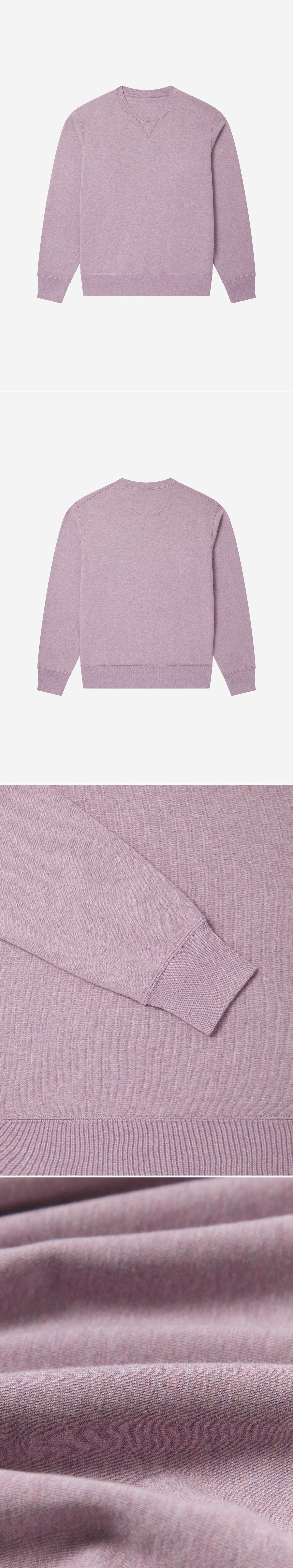 PURPLE_SWEATSHIRT - Flat Lay - 4 x Shots - Front + Back + Detail B + Detail C