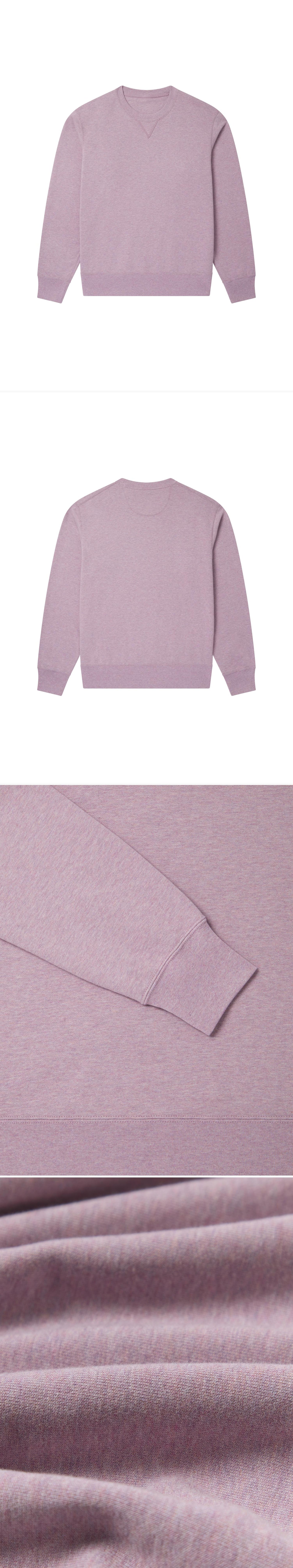 PURPLE_SWEATSHIRT - Flat Lay - 4 x Shots - Front + Back + Detail B + Detail C