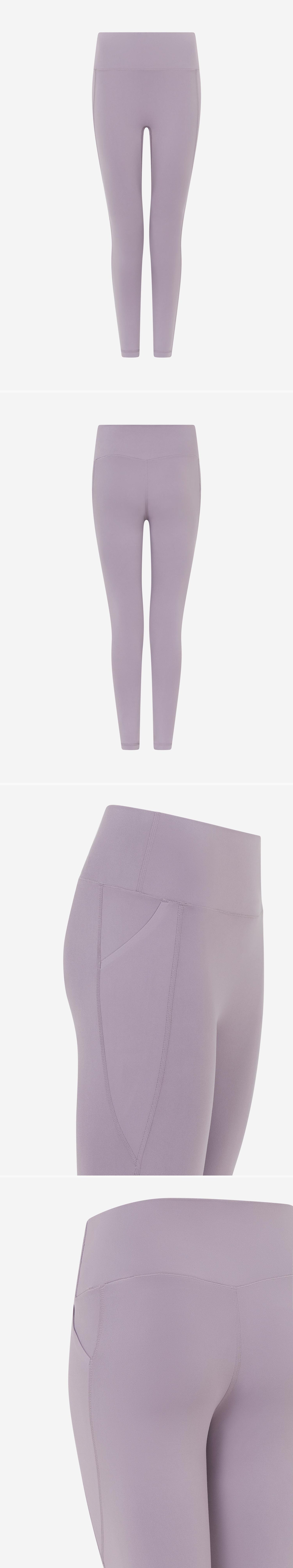 LILAC_LEGGINGS - Mannequin - 4 x Shots - Front + Back + Detail A + Detail B