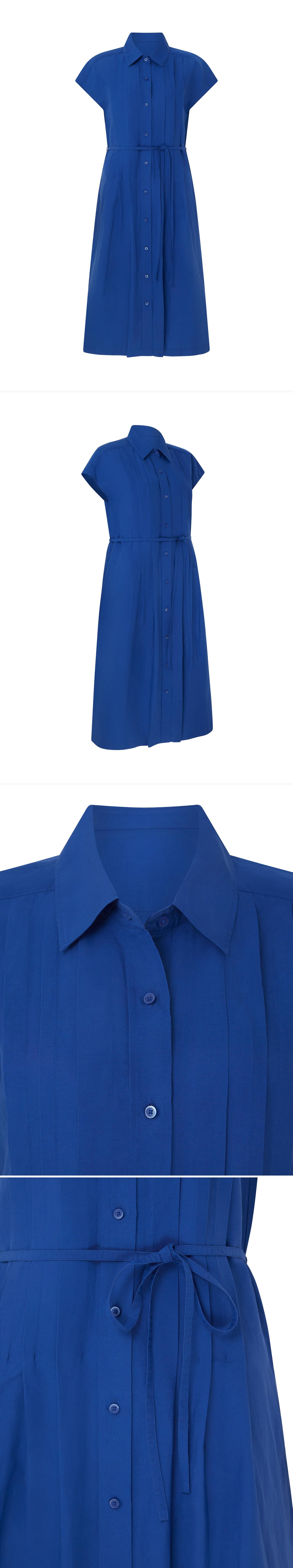 BLUE_DRESS - Mannequin - 4 x Shots - Front + Angle + Detail A + Detail B