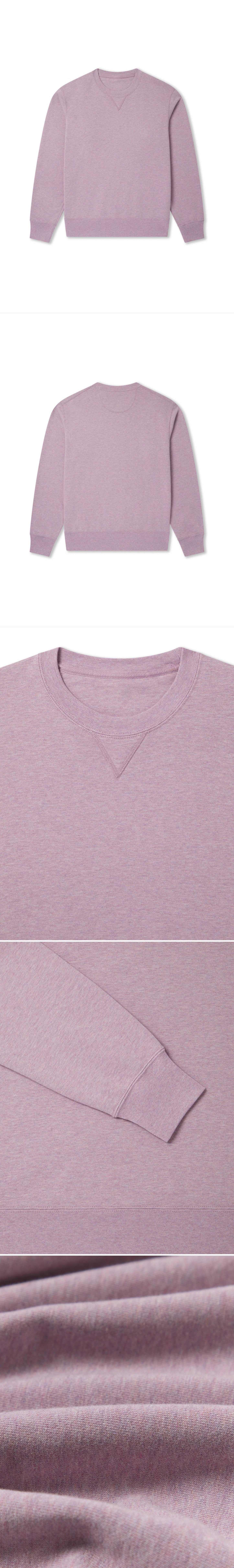 PURPLE_SWEATSHIRT - Flat Lay - 5 x Shots - Front + Back + Detail A + Detail B + Detail C