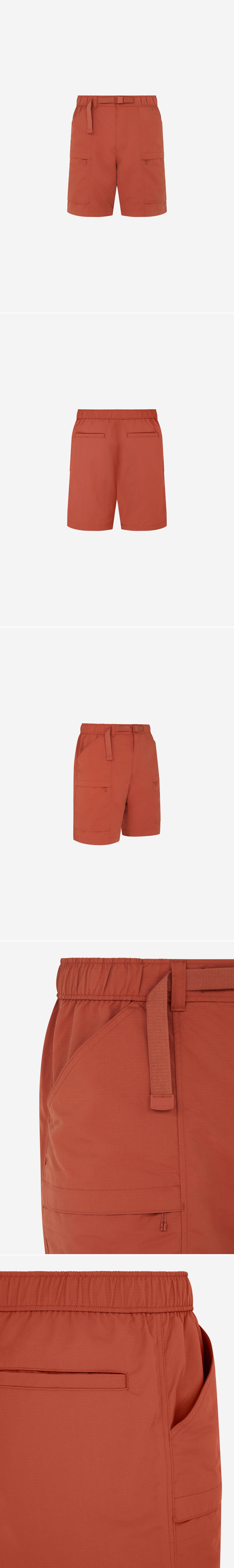 ORANGE_SHORT - Mannequin - 5 x Shots - Front + Back + Angle + Detail A + Detail B