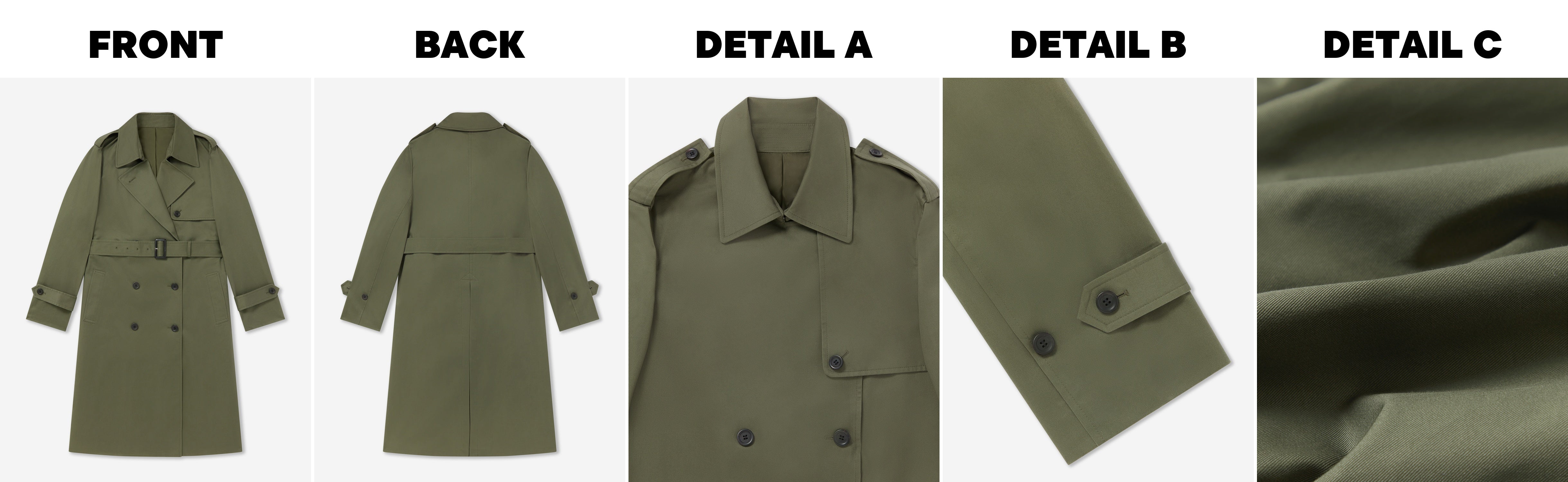 TRENCH COAT - Flat Lay - Extra Image