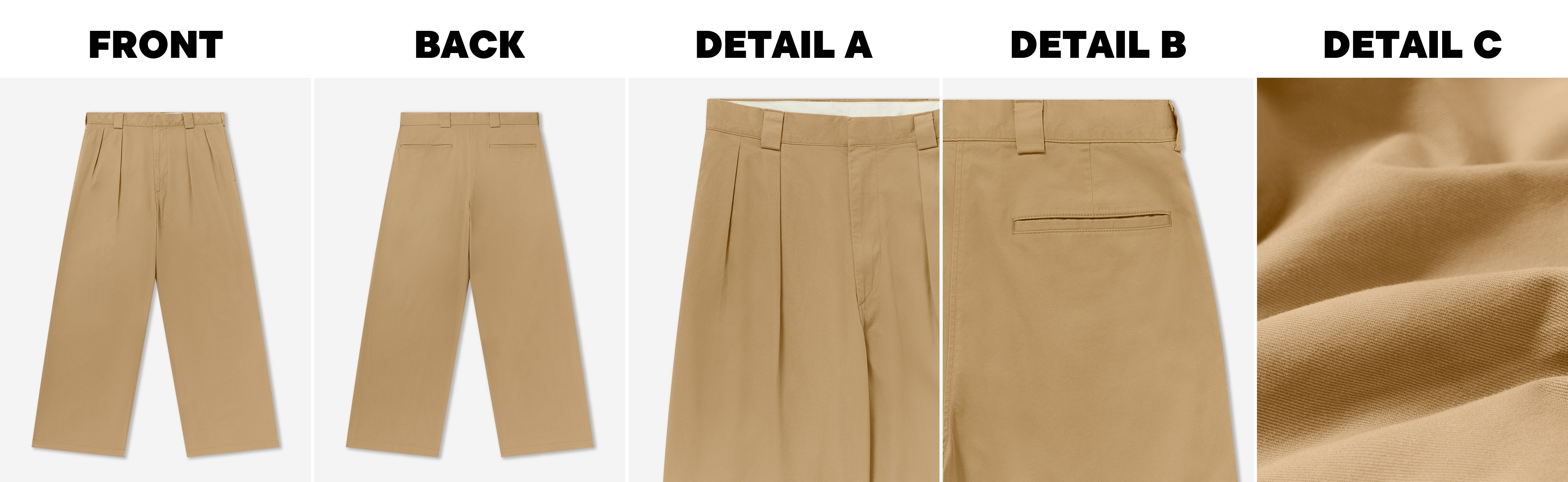 WIDE LEG TROUSERS- Flat Lay - Extra Image